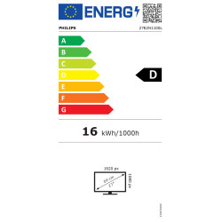 Philips 27E2N1100L/00 | 27 " | VA | 16:9 | 100 Hz | 4 ms | 1920 x 1080 pixels | 250 cd/m | HDMI ports quantity 1 | Black