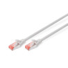 CAT 6 S/FTP | Patch cord | Length 10 m | Grey