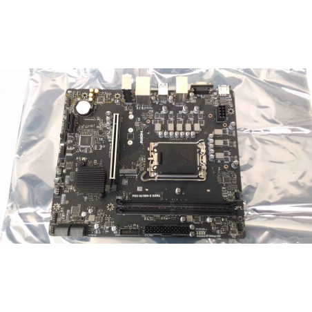 SALE OUT. | MSI PRO H610M-E DDR4 | Processor family Intel | Processor socket LGA1700 | DDR4 DIMM | Memory slots 2 | Supported ha