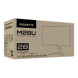 Gigabyte | Gaming Monitor | M28U-EK | 28 " | IPS | UHD | 144 Hz | 1 ms | 3840 x 2160 pixels | 300 cd/m | 1 x Audio Out | HDMI po