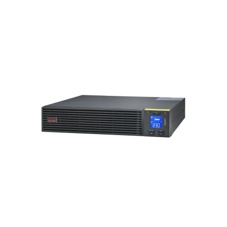 Schneider Electric Easy UPS, Rackmount 2U, Intelligent Card Slot, LCD, W/Rail Kit | SRV1KRIRK-E | 1000 VA | 900 W