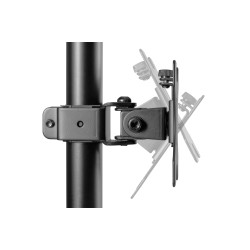 Digitus Desk Mount | DA-90438 | Adjustable Height, Rotate, Tilt, Swivel | 17-32 " | Maximum weight (capacity) 2x8 kg | Black