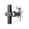 Digitus Desk Mount | DA-90438 | Adjustable Height, Rotate, Tilt, Swivel | 17-32 " | Maximum weight (capacity) 2x8 kg | Black