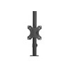 Digitus Desk Mount | DA-90438 | Adjustable Height, Rotate, Tilt, Swivel | 17-32 " | Maximum weight (capacity) 2x8 kg | Black