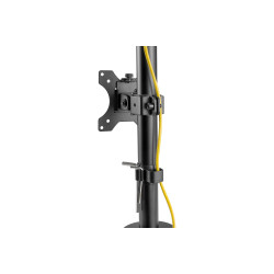 Digitus Desk Mount | DA-90438 | Adjustable Height, Rotate, Tilt, Swivel | 17-32 " | Maximum weight (capacity) 2x8 kg | Black