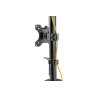 Digitus Desk Mount | DA-90438 | Adjustable Height, Rotate, Tilt, Swivel | 17-32 " | Maximum weight (capacity) 2x8 kg | Black