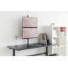 Digitus Desk Mount | DA-90438 | Adjustable Height, Rotate, Tilt, Swivel | 17-32 " | Maximum weight (capacity) 2x8 kg | Black