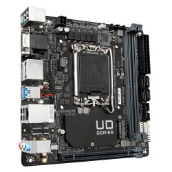 Gigabyte | H610I | Processor family Intel | Processor socket LGA1700 | DDR5 DIMM | Supported hard disk drive interfaces M.2, SAT