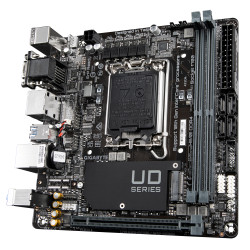 Gigabyte | H610I | Processor family Intel | Processor socket LGA1700 | DDR5 DIMM | Supported hard disk drive interfaces M.2, SAT