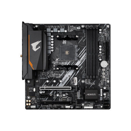 Gigabyte B550M AORUS ELITE AXG13 | Processor family AMD | Processor socket AM4 | DDR4 | Number of SATA connectors 4