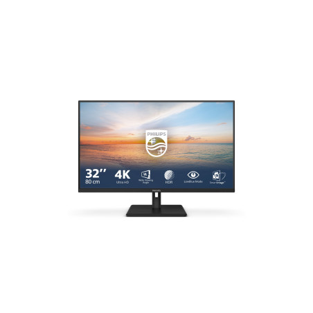 Philips 32E1N1800LA/00 | 31.5 " | VA | 16:9 | 60 Hz | 4 ms | 3840 x 2160 pixels | 300 cd/m | HDMI ports quantity 2