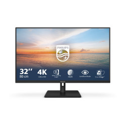 Philips 32E1N1800LA/00 | 31.5 " | VA | 16:9 | 60 Hz | 4 ms | 3840 x 2160 pixels | 300 cd/m | HDMI ports quantity 2