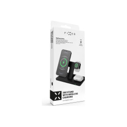 Fixed | MagPowerstation 3-in-1 wireless charging stand with MagSafe mount support | FIXMPOS-BK