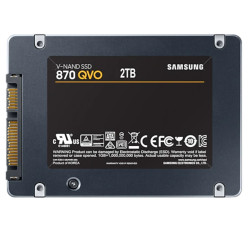 Samsung | SSD | 870 QVO | 2000 GB | SSD form factor 2.5" | Solid-state drive interface SATA III | Read speed 560 MB/s | Write sp
