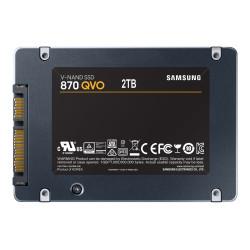 Samsung | SSD | 870 QVO | 2000 GB | SSD form factor 2.5" | Solid-state drive interface SATA III | Read speed 560 MB/s | Write sp