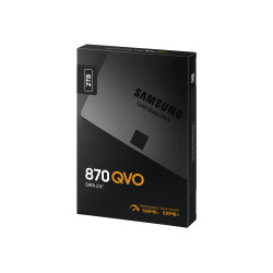 Samsung | SSD | 870 QVO | 2000 GB | SSD form factor 2.5" | Solid-state drive interface SATA III | Read speed 560 MB/s | Write sp