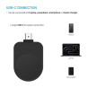 Fixed USB-C Charging Adapter for Samsung Galaxy Watch compatible with Powerstation Uni | Black