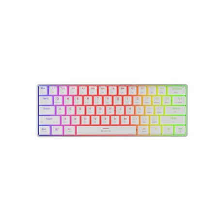 Genesis | THOR 660 G2 | Gaming keyboard | Wireless/Wired | US | White | 2.4 GHz, Bluetooth, USB | Tactile