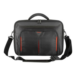 Targus | Classic | Fits up to size 14 " | Messenger - Briefcase | Black/Red | Shoulder strap