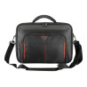 Targus | Classic | Fits up to size 14 " | Messenger - Briefcase | Black/Red | Shoulder strap