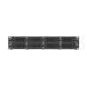 Lanberg 19" cable management brush panel 10 rings - type B 2U | AK-1204-B | Black