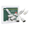 Digitus | USB 2.0 Cable Hub, 4-Port 4x USB A/F, 1x USB A male, DC2.5mm (PSU not incl.) | DA-70216