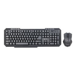 Gembird | Desktop Set | KBS-WM-02 | Keyboard and Mouse Set | Wireless | Mouse included | US | Black | USB | US | 450 g | Numeric