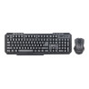 Gembird | Desktop Set | KBS-WM-02 | Keyboard and Mouse Set | Wireless | Mouse included | US | Black | USB | US | 450 g | Numeric