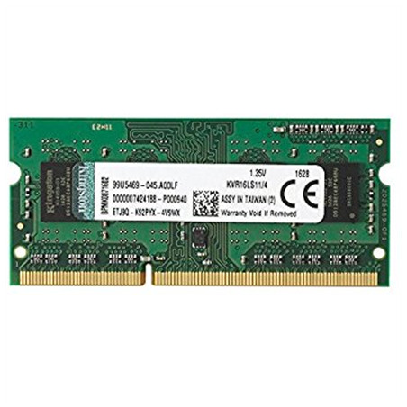 Kingston | 4 GB | DDR3 | 1600 MHz | Notebook | Registered No | ECC No