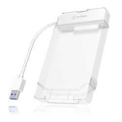 Raidsonic | ICY BOX | Adapter cable with protective a cover for 2.5" SATA hard disks to USB 3.0, blue Access LED | SATA | USB 3.