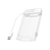 Raidsonic | ICY BOX | Adapter cable with protective a cover for 2.5" SATA hard disks to USB 3.0, blue Access LED | SATA | USB 3.