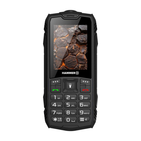 HAMMER ROCK LTE (Black) Dual SIM 2.4" IPS 240x320/128MB/48MB RAM/microSD/LTE | Hammer