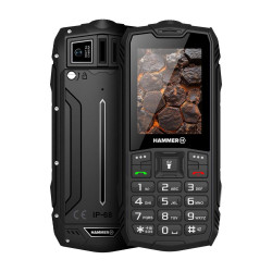 HAMMER ROCK LTE (Black) Dual SIM 2.4" IPS 240x320/128MB/48MB RAM/microSD/LTE | Hammer