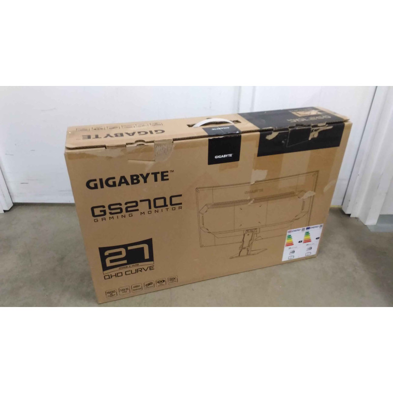 SALE OUT. Gigabyte Gaming Monitor GS27QC EU 27" VA, 1 ms, 250 cd/m , 170 Hz, HDMI ports quantity - 2, Black | Gigabyte Gaming Mo