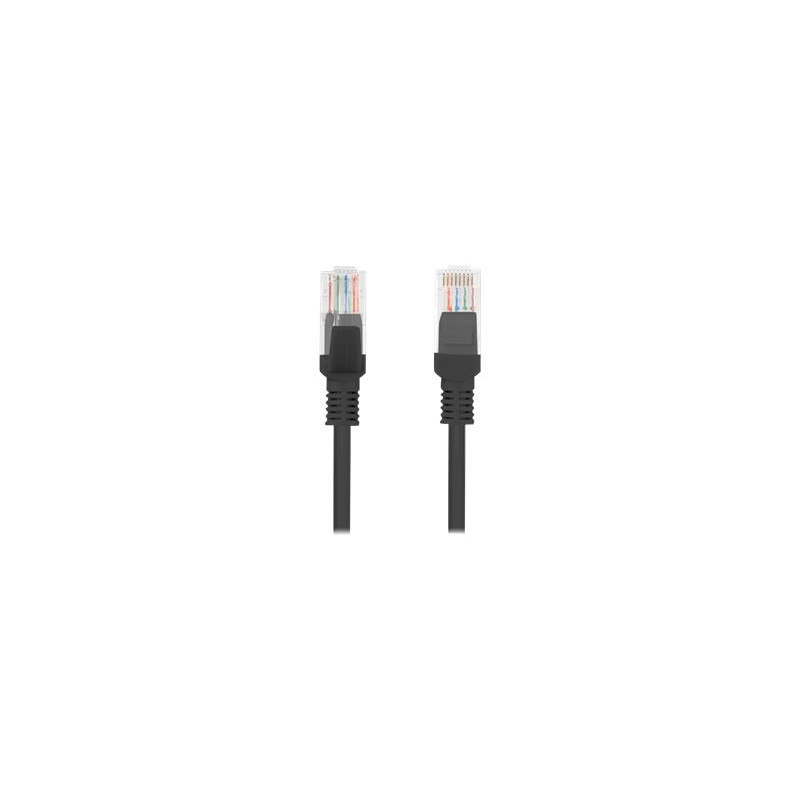 Lanberg Patchcord CAT.5E UTP | PCU5-10CC-1000-BK | 10 m