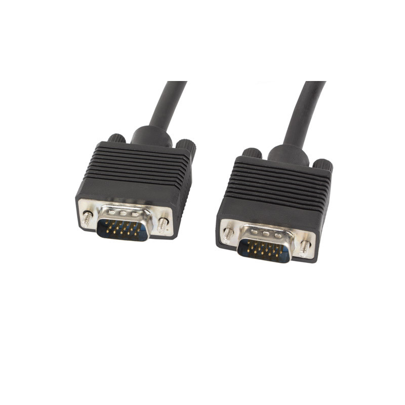 Lanberg VGA Cable, Dual-Shielded Ferrite Core | CA-VGAC-10CC-0018-B | VGA to VGA | 1.8 m