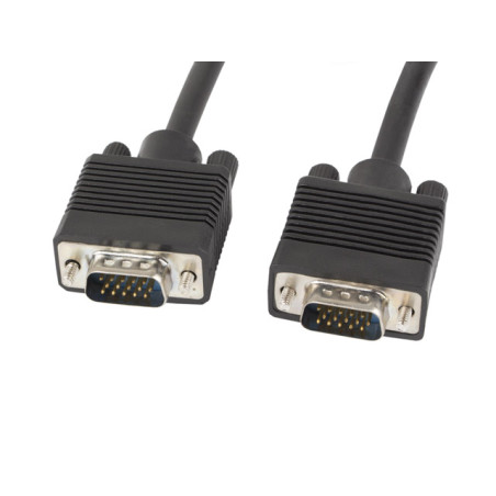 Lanberg VGA Cable, Dual-Shielded Ferrite Core | CA-VGAC-10CC-0018-B | VGA to VGA | 1.8 m
