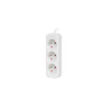 Lanberg Cable Power Strip, 3X French Outlets Quality-Grade Copper, 1.5 m | PS0-03E-0150-W