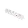 Lanberg Cable Power Strip, 5X French Outlets Quality-Grade Copper, 1.5 m | PS0-05E-0150-W