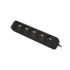 Lanberg Cable Power Strip, 5X French Outlets Quality-Grade Copper, 1.5 m | PS0-05E-0150-BK