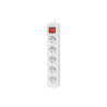 Lanberg Cable Power Strip, 5X French Outlets with Switch, Quality-Grade Copper, 1.5 m | PS1-05E-0150-W