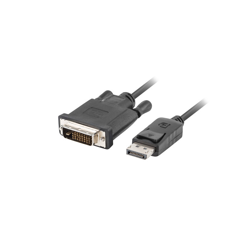 Lanberg Cable | CA-DPDV-10CU-0018-BK | DisplayPort to DVI-D | 1.8 m