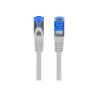Lanberg Patchcord Cat.6A S/FTP LSZH CCA Fluke Passed | PCF6A-10CC-0050-S | 0.5 m