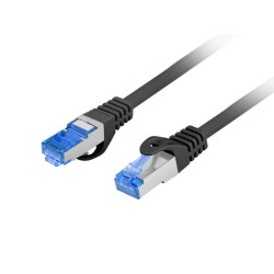 Lanberg Patchcord Cat.6A S/FTP LSZH CCA | PCF6A-10CC-0150-BK | 1.5 m