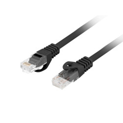 Lanberg Patchcord Cat.6 UTP LSZH CU | PCU6-10CU-0050-BK | 0.5 m