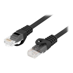 Lanberg Patchcord Cat.6 UTP LSZH CU | PCU6-10CU-0100-BK | 1 m
