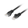 Lanberg Patchcord Cat.6 UTP LSZH CU | PCU6-10CU-0200-BK | 2 m