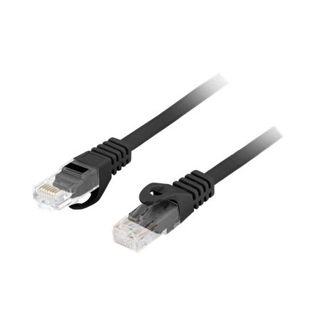 Lanberg Patchcord Cat.6 UTP LSZH CU | PCU6-10CU-1000-BK | 10 m