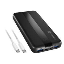 Natec Powerbank Trevi Slim Q V2 10000MAH 2X USB-A Cable