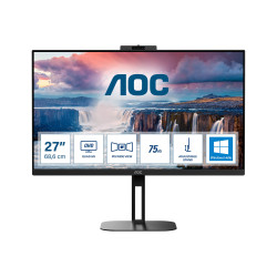 AOC Q27V5CW/BK | 27 " | IPS | QHD | 16:9 | 75 Hz | 4 ms | 2560 x 1440 pixels | 300 cd/m | HDMI ports quantity 1 | Black